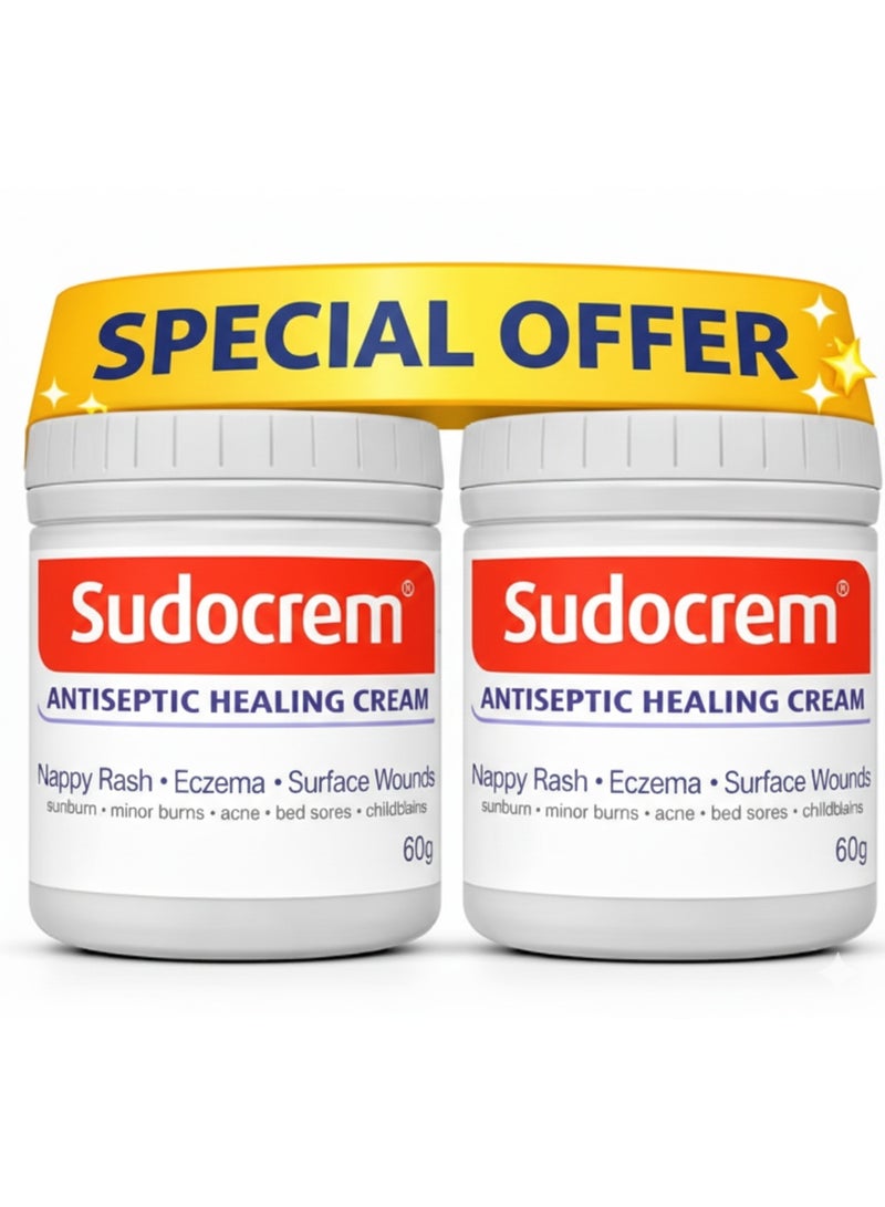 Pack of 2 Antiseptic Healing Cream - 60g